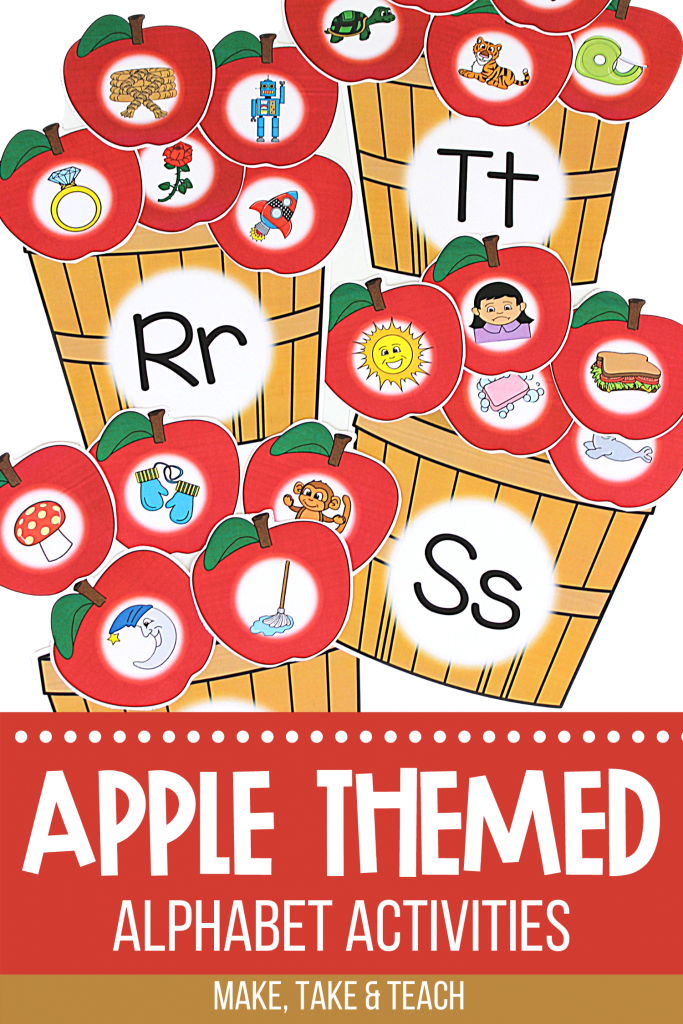 Apple Themed Alphabet Activities