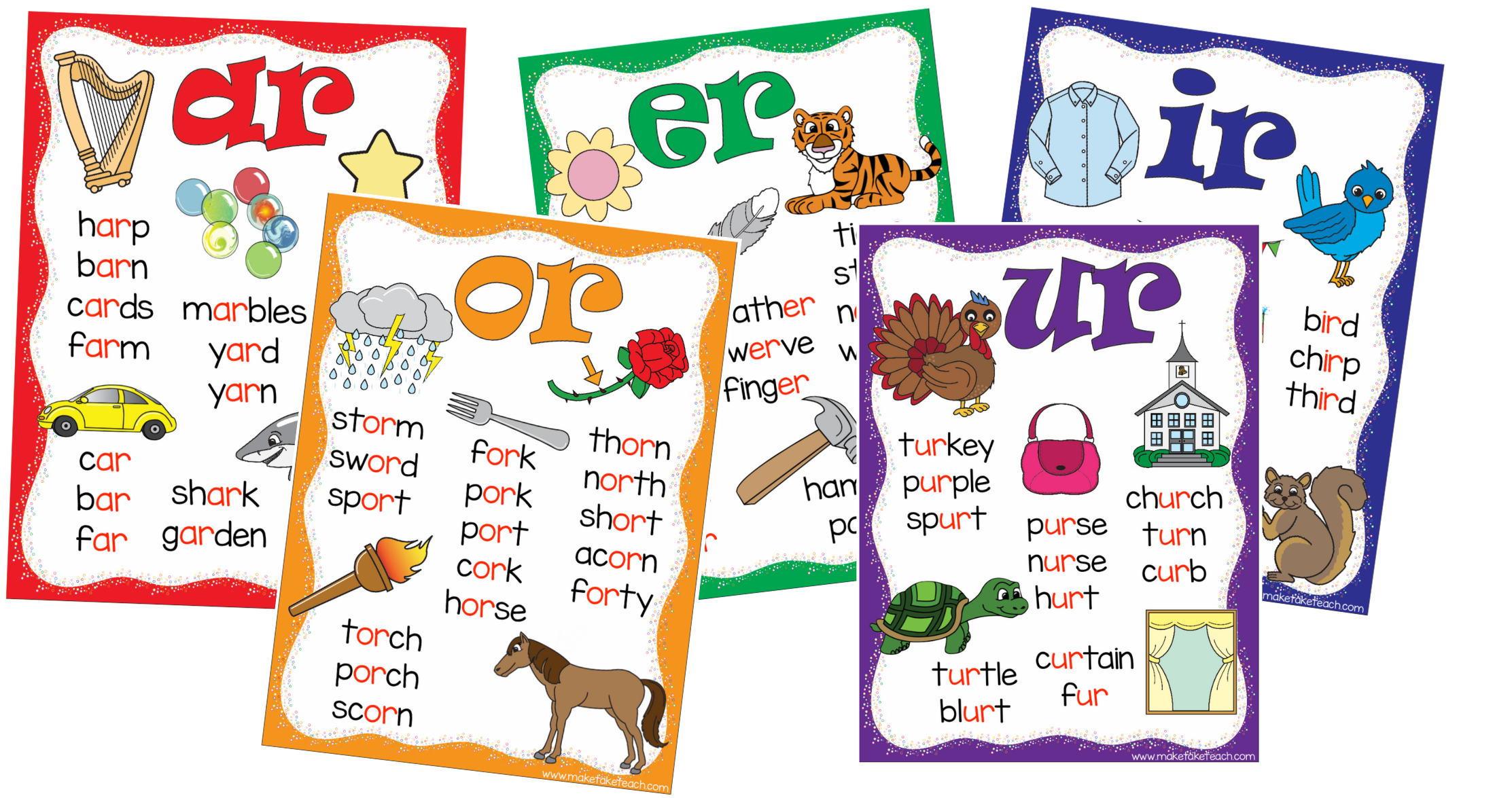Absolutely FREE R Controlled Vowels Posters | LaptrinhX / News