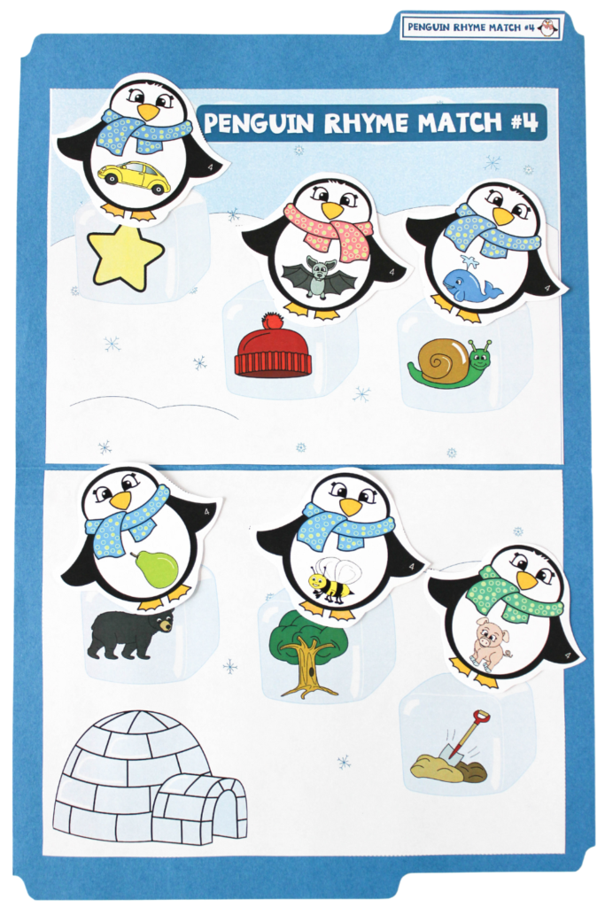 penguin-themed-file-folder-activities-for-rhyme-and-the-alphabet-make-take-teach