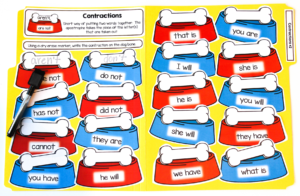 Games for Teaching Contractions - Make Take & Teach